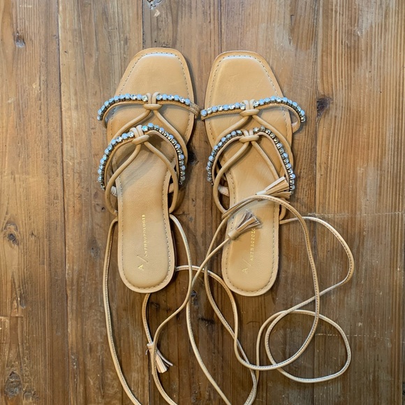 Anthropologie Puka Ankle-Tie Sandals - Picture 8 of 9